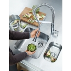 Смеситель для кухонной мойки GROHE K7 профессиональный, хром (32950000)