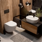 Комплект инсталляции GROHE Rapid SL NW0145/S с унитазом AQUAme AQM2002MW и сиденьем с микролифтом матовый (NW0274)