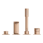 Смеситель для ванны GROHE Allure на 4 отверстия, на край ванны, теплый закат матовый (19316DL1)