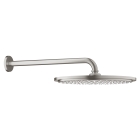 Верхний душ GROHE Rainshower Cosmopolitan 310, 8 л/мин, 1 режим, 380 мм, суперсталь (26066DC0)