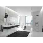 Внешняя часть смесителя для ванны GROHE Essence напольного монтажа, темный графит матовый (25248AL1)