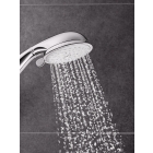 Душевой гарнитур GROHE Tempesta Rustic 100 с мыльницей, 4 режима струи, душевая штанга 600 мм, 9,5 л/мин, хром (27609001)