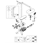 Душевая система GROHE Rainshower System SmartControl 360 DUO с термостатом для душа, хром (26250000)