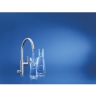 Смеситель для кухонной мойки GROHE Blue Pure Eurosmart с функцией фильтрации, с фильтром в комплекте, хром (30383000)