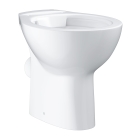 Унитаз напольный безободковый GROHE Bau Ceramic, горизонтальный выпуск (без сиденья), альпин-белый (39430000)
