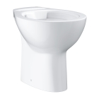 Унитаз напольный GROHE Bau Ceramic, выпуск в пол (без сиденья), НЕ подходит для бачков на унитаз, альпин-белый (39431000)
