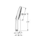 Ручной душ GROHE Vitalio SmartActive 130 Cube, 3 режима, хром (26595000)