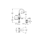 Смеситель для раковины GROHE Atrio, XL-size, суперсталь (21044DC3)
