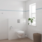 Унитаз GROHE Bau Ceramic подвесной ободковый с сиденьем без микролифта, альпин-белый (39497000)