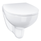 Унитаз подвесной GROHE Bau Ceramic с сиденьем с микролифтом, альпин-белый (39899000)