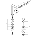 Смеситель для раковины GROHE Plus, L-size, хром (23873003)