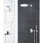 Внешняя часть термостата для ванны и душа GROHE Grohtherm SmartControl на 3 потребителя, белая луна (29904LS0)