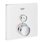 Внешняя часть термостата для душа GROHE Grohtherm SmartControl на 1 потребителя, белая луна (29153LS0)