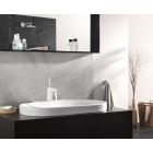 Смеситель для раковины GROHE Eurodisc Joy с донным клапаном, S-size, белая луна (23425LS0)