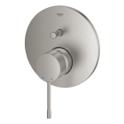 Внешняя часть смесителя для ванны GROHE Essence скрытого монтажа на 2 потребителя, круглая, суперсталь (24167DC1)