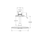 Верхний душ GROHE Rainshower SmartActive 310 Cube, 2 режима, 142 мм, холодный рассвет матовый (26481GN0)
