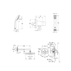 Готовый набор для душа GROHE Eurosmart, хром, (124440)