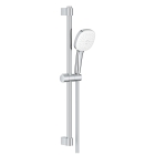 Душевой гарнитур GROHE Tempesta Cube 110, 2 режима струи, душевая штанга 600 мм, 7,4 л/мин, хром (26748003)
