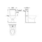 Смывной бачок для унитаза GROHE Bau Ceramic, альпин-белый (39437000)