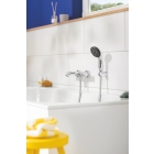 Ручной душ GROHE Vitalio Start 100, 3 режима, хром/черный (26031000)