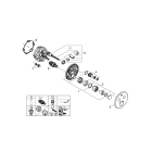 Внешняя часть смесителя для ванны и душа GROHE SmartControl круглая, на 2 потребителя, хром (29145000)