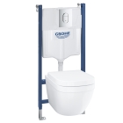Комплект инсталляции GROHE Solido 5 в 1 с унитазом Euro Ceramic и сиденьем (39535000)