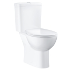 Унитаз напольный GROHE Bau Ceramic с бачком и сиденьем, альпин-белый (39604000)