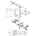 Душевая система GROHE Euphoria SmartControl System 310 Cube Duo с термостатом для душа, темный графит матовый (26508AL0)