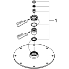 Верхний душ GROHE Rainshower Cosmopolitan, 1 режим, белая луна (28368LS0)