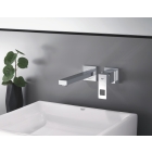 Внешняя часть смесителя для раковины GROHE Eurocube на 2 отверстия, M-Size, хром (23447000)