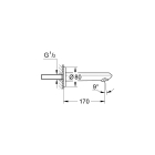 Излив для ванны GROHE Eurodisc Cosmopolitan, хром (13278002)