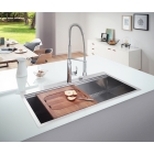 Мойка GROHE из нержавеющей стали, 1 чаша, K800 120-S 102,4/56 1.0 (31586SD0)