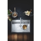 Мойка GROHE из нержавеющей стали, 1 чаша, K800 120-S 102,4/56 1.0 (31586SD0)