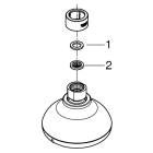 Верхний душ GROHE New Tempesta 100 I, 5,7 л/мин, хром (26050001)