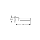 Держатель для мыльницы GROHE Atrio New, темный графит матовый (40305AL3)