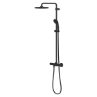 Душевая система GROHE Vitalio Start System 250 с термостатом для душа, черный (266772430)