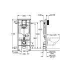Система инсталляции для унитаза GROHE Rapid SL (39002000)