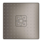 Верхний душ GROHE Rainshower 310 SmartActive Cube, 2 режима, 430 мм, темный графит матовый (26479AL0)