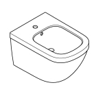 Биде подвесное с гигиеническим покрытием GROHE Euro Ceramic, альпин-белый (3920800H)
