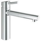 Смеситель для кухни GROHE Concetto с вытяжным изливом, хром (31129001)