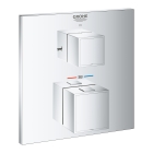 Внешняя часть термостата для ванны GROHE Grohtherm Cube на 2 потребителя, хром (24155000)