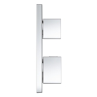 Внешняя часть термостата для ванны GROHE Grohtherm Cube на 2 потребителя, хром (24155000)