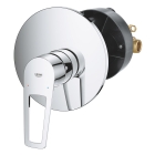 Смеситель для душа GROHE BauLoop в комплекте с монтажной частью, хром (29080001)