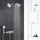 Верхний душ GROHE Rainshower 360 MONO с душевым кронштейном, 1 режим, 450 мм, хром (26450LS0)