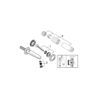 Внешняя часть смесителя для раковины GROHE Eurodisc Joy на 2 отверстия, M-Size, хром (19968000)