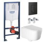 Комплект инсталляции GROHE Solido 38811KF0 с унитазом Aquatek ЛУГАНО AQ2002-00 и сиденьем с микролифтом (NW0324)