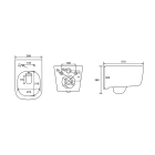 Комплект инсталляции GROHE Solido 38811KF0 с унитазом Aquatek ЛУГАНО AQ2002-00 и сиденьем с микролифтом (NW0324)