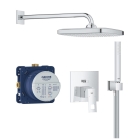 Душевая система GROHE Eurocube со смесителем для ванны, хром (25289000)