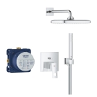 Душевая система GROHE Eurocube со смесителем для ванны, хром (25289000)