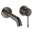 Внешняя часть смесителя для раковины GROHE Essence на 2 отверстия, M-Size, темный графит (19408A01)
